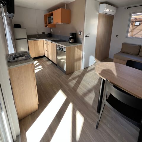 Stacaravan 4 personen - PRIVILEGE - 2 slaapkamers D