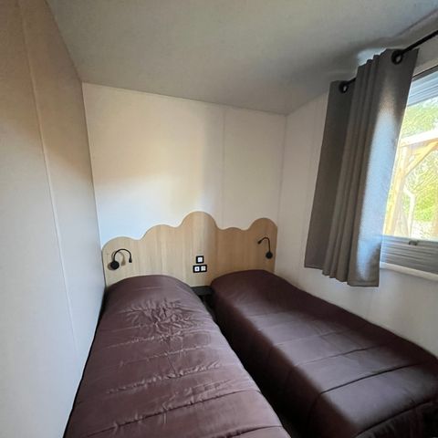 Stacaravan 4 personen - PRIVILEGE - 2 slaapkamers D