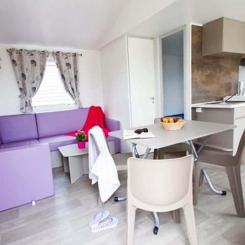Stacaravan 5 personen - CLASSIC 2 slaapkamers S - zonder airconditioning - Geen airconditioning