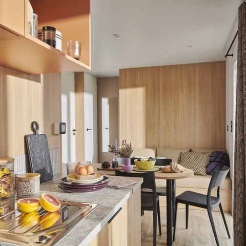 Stacaravan 6 personen - Stacaravan PRIVILEGE - 3 slaapkamers DONDERDAG