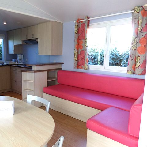 Stacaravan 5 personen - Stacaravan CLASSIC - 2 slaapkamers MERCREDI - geen airconditioning