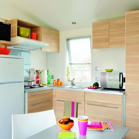Stacaravan 5 personen - Comfort - TV 2bed-TV-overdekt terras- 26m²