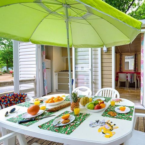 Stacaravan 6 personen - Stacaravan voor 6 personen zondag/zondag (ca. 30m²)