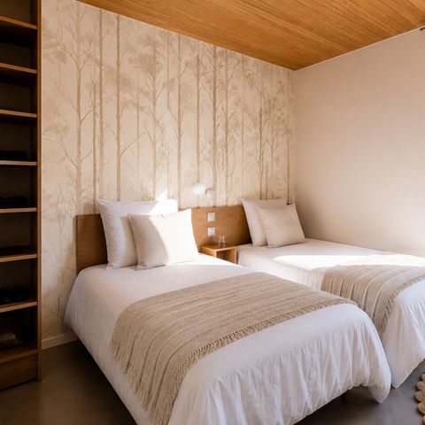 Stacaravan 4 personen - Cocoon - 2 slaapkamers - 2 badkamers - PREMIUM+ -33 m²- spa - Airconditioning - Tv - Wasmachine - Plancha - Overdekt terras - Reispakket