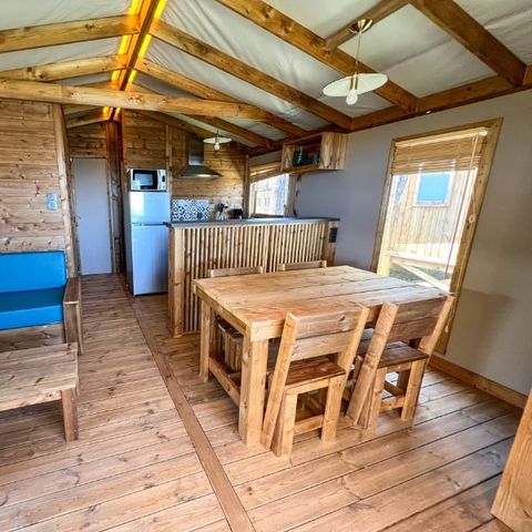 Glampingtent 4 personen - Panoramik Cottage - 2 slaapkamers
