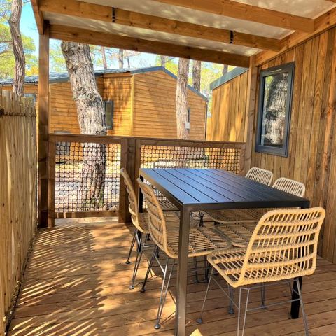 Stacaravan 6 personen - Cottage Pool 3 slaapkamers