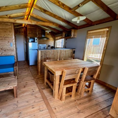Glampingtent 4 personen - Panoramik cottage - 2 slaapkamers