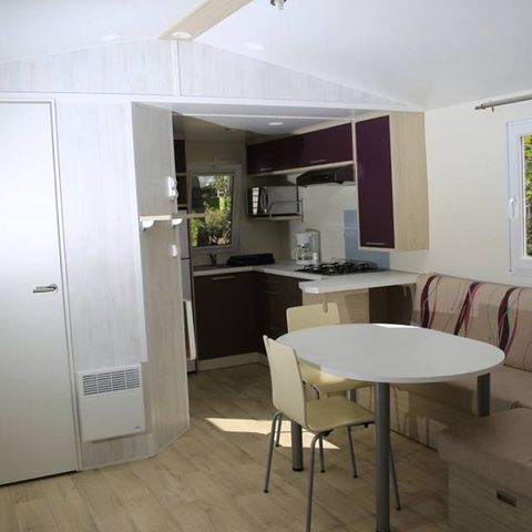 Stacaravan 4 personen - Classik 2 kamers - Gereserveerde zone voor jongeren (-25 jaar)