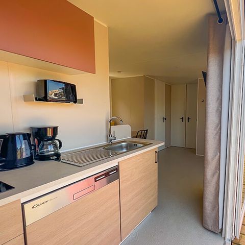 Stacaravan 6 personen - Vakantiehuis Privilège 3Ch 6pers