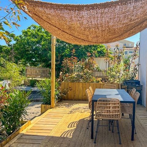 Stacaravan 6 personen - Cottage Cocoon 3Ch 6pers 2sdb