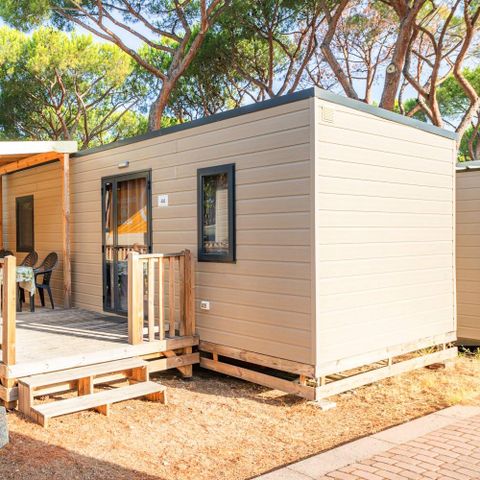Stacaravan 4 personen - Mobile-home | Comfort | 2 Slaapkamers | 4 Pers. | Verhoogd terras | Airconditioning.