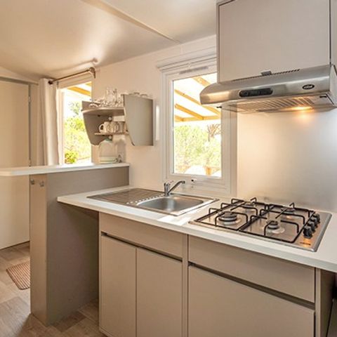 Stacaravan 6 personen - Comfort XL | 2 slaapkamers | 4/6 pers. | Verhoogd terras