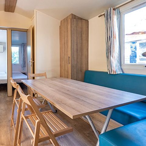 Stacaravan 6 personen - Comfort | 3 Slaapkamers | 6 Pers. | Verhoogd terras