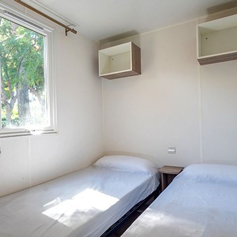 Stacaravan 6 personen - Comfort | 3 Slaapkamers | 6 Pers. | Verhoogd terras