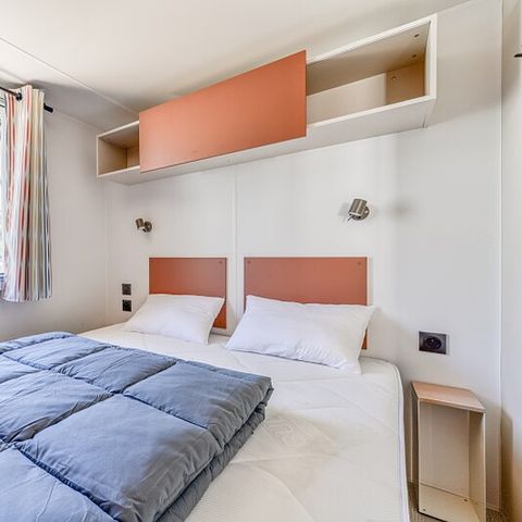 Stacaravan 6 personen - Mobile-home | Premium Azure | 3 slaapkamers | 6 pers. | Verhoogd terras | Airconditioning | TV