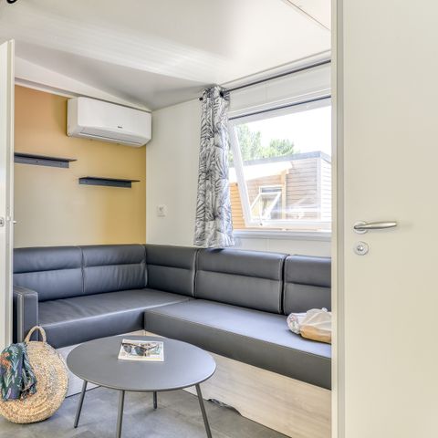 Stacaravan 4 personen - Stacaravan | Comfort XL | 2 slaapkamers | 4 pers. | Verhoogd terras | Airconditioning | TV