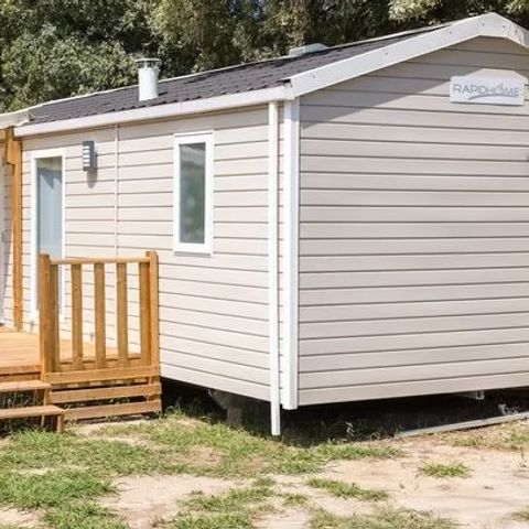 Stacaravan 6 personen - Comfort | 3 slaapkamers | 6 pers. | Terras Lounge | Airconditioning