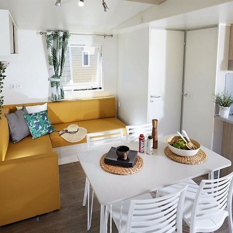 Stacaravan 4 personen - CLASSIQUE - 2 slaapkamers met airconditioning