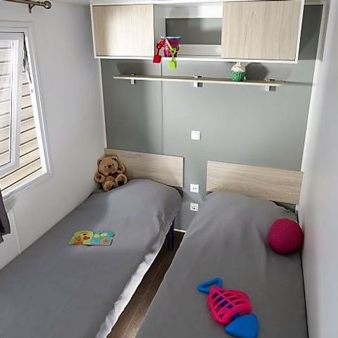 Stacaravan 4 personen - CLASSIQUE - 2 slaapkamers met airconditioning