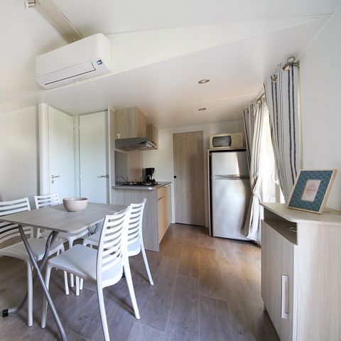 Stacaravan 4 personen - CLASSIQUE - 2 slaapkamers met airconditioning