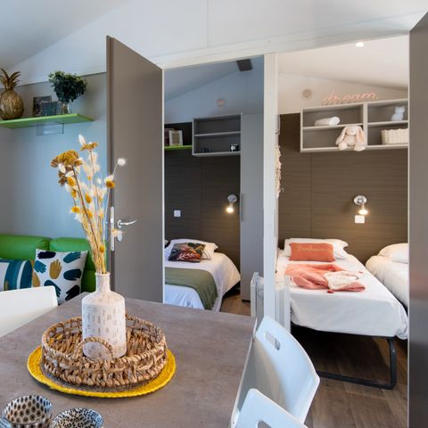Stacaravan 7 personen - Family CONFORT Airconditioning.