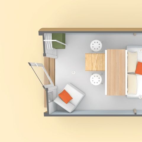 Glampingtent 2 personen - COCO SWEET 2 personen - 1 slaapkamer, geen sanitair, geen airconditioning