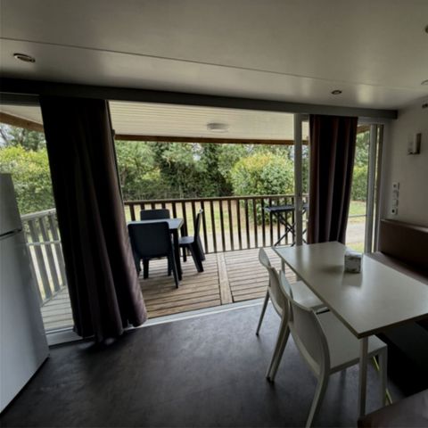 Stacaravan 4 personen - MH Confort Mistral 4 slaapplaatsen - 2 slaapkamers, airconditioning en televisie