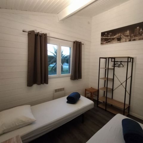 Chalet 8 personen - Grande Cabane Pampa 6/8 personen - 3 slaapkamers, airconditioning, vaatwasser, televisie
