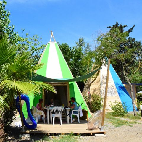 Tent 4 personen - TIPI 4 (2 volwassenen + 2 kinderen)