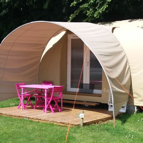 Glampingtent 4 personen - COCO SWEET, (zonder sanitair)