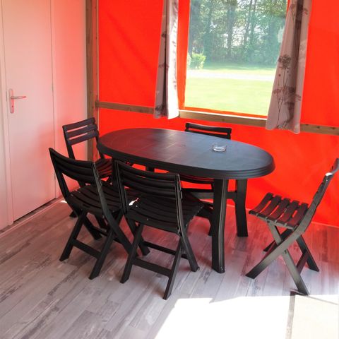 Glampingtent 5 personen - TITHOME, met toilet zonder douche