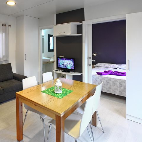 Stacaravan 5 personen - Bungalow Infinity - 2 slaapkamers