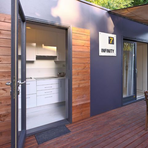 Stacaravan 5 personen - Bungalow Infinity - 2 slaapkamers