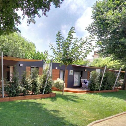 Stacaravan 5 personen - Bungalow Infinity - 2 slaapkamers