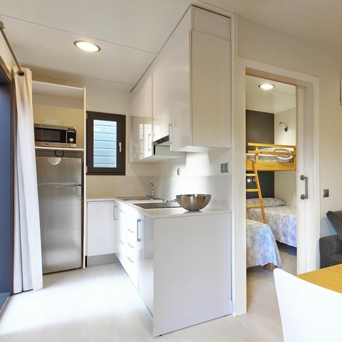 Stacaravan 5 personen - Bungalow Infinity - 2 slaapkamers