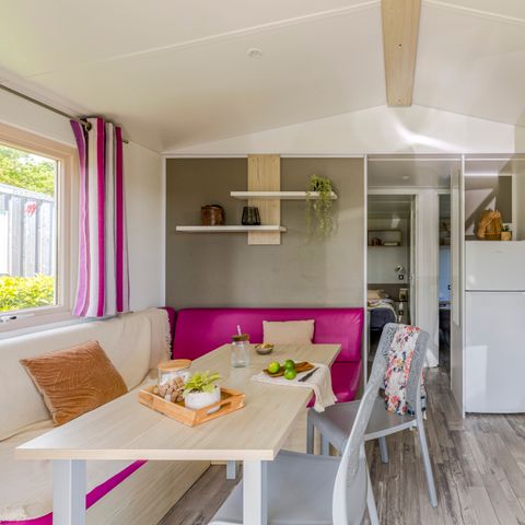Stacaravan 6 personen - GRAND CONFORT 2 slaapkamers 24m² TV