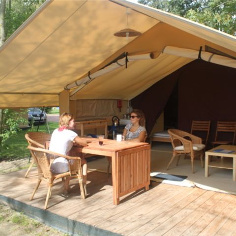 Glampingtent 6 personen - Safari, zonder sanitair