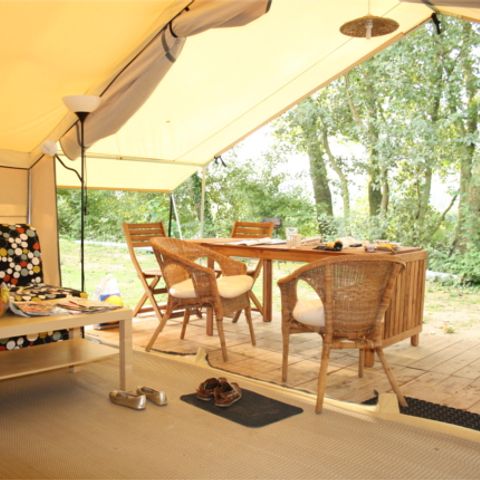 Glampingtent 6 personen - Safari, zonder sanitair