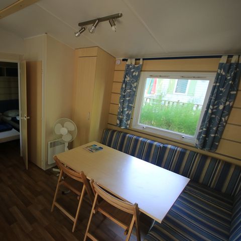 Stacaravan 6 personen - Klassiek XL | 3 slaapkamers | 6 pers. | Single terras