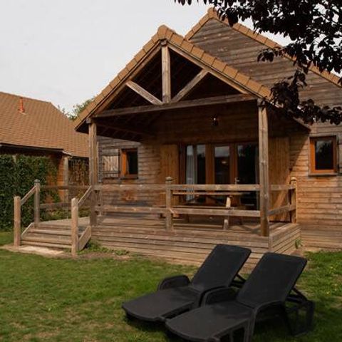 Chalet 7 personen - Lodge | Lodge Villa | 3 slaapkamers | 5/7 pers. | Verhoogd terras | TV
