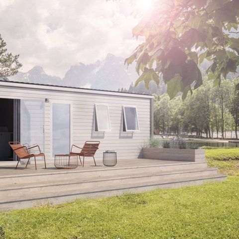Stacaravan 6 personen - Premium | 3 slaapkamers | 6 pers | Terras Lounge | Airconditioning | TV