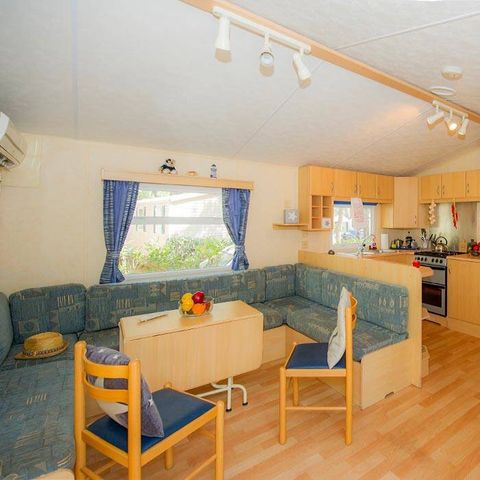 Stacaravan 8 personen - Stacaravan | Comfort | 3 Slaapkamers | 6/8 Pers. | Overdekt verhoogd terras