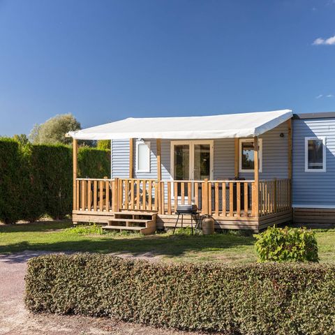 Stacaravan 6 personen - Mobile-home | Comfort | 3 Slaapkamers | 6 Pers. | Verhoogd terras | Airconditioning