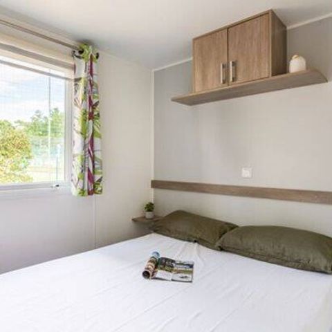 Stacaravan 6 personen - Mobile-home | Comfort | 2 slaapkamers | 4/6 pers. | Overdekt verhoogd terras | 1 badkamer | TV