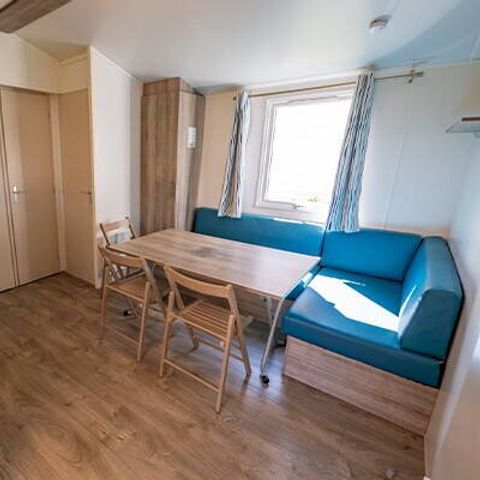 Stacaravan 8 personen - Mobile-home | Comfort | 3 slaapkamers | 6/8 pers. | Verhoogd terras | TV