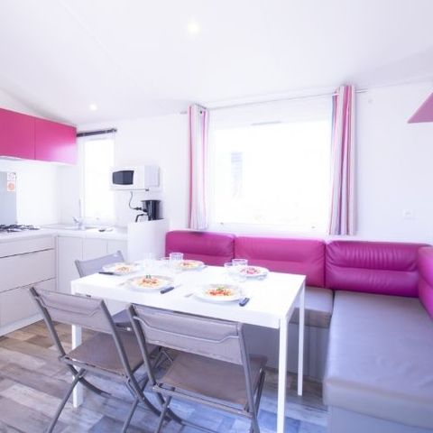 Stacaravan 8 personen - Mobile-home LARRUN**** 8 slaapplaatsen