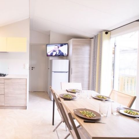 Stacaravan 8 personen - Mobile-home IBANTELI**** 8 slaapplaatsen