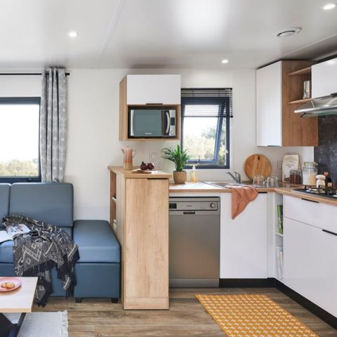 Stacaravan 6 personen - Stacaravan LUXE JARA met spa 6 personen