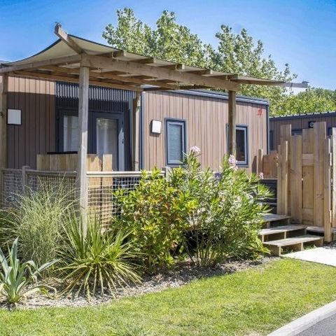 Stacaravan 4 personen - Stacaravan LUXE ANDIA met spa 4 personen