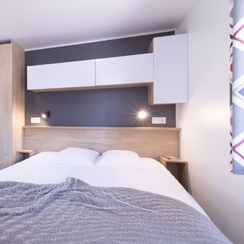 Stacaravan 4 personen - Mobile-Home PREMIUM MONDARRAIN 4 slaapplaatsen